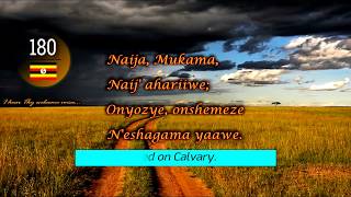 Hymn 180 Mpuriir eiraka ryawe English I hear thy welcome voice Lyrics [upl. by Tebor]