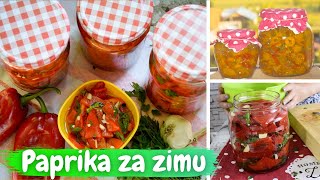 Tri najpopularnija recepta paprika za zimu neodoljive salate u teglizimnica [upl. by Johathan]