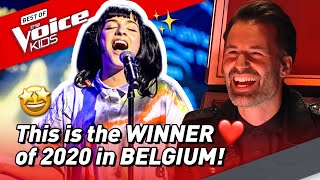 A STAR IS BORN Gala wins The Voice Kids 2020 in Belgium 😍 [upl. by Zobkiw]