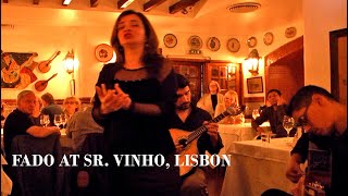 RESTAURANT LISBON SRVINHO DINNER FADO SHOW [upl. by Ynnavoeg495]