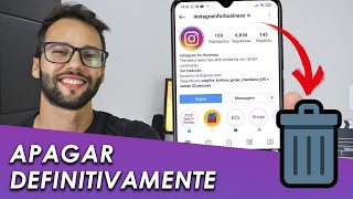 Como APAGAR CONTA do INSTAGRAM PARA SEMPRE [upl. by Narut]