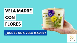 Como Hacer VELAS ARTESANALES 🌺🌿Técnica VELA MADRE [upl. by Alikahs]