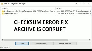 Fix Checksum error winrar [upl. by Somar]