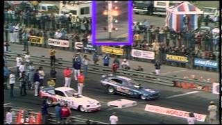 NHRA Greatest Moments  Snakes Funny Car first in the 5s [upl. by Leduar]