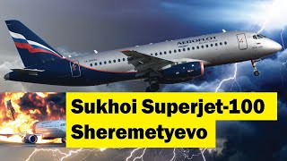 Sukhoi Superjet100 Sheremetyevo 5 may 2019 Air crash reconstruction [upl. by Assilana]