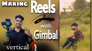 How to set gimbal verticalshoot reels and edit   moza aircross 2 mozaaircross2 [upl. by Leveridge]