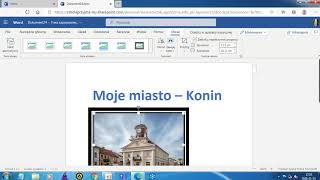 Wstawianie i edytowanie obrazów w MS Word Office 365  Informatyka klasa V [upl. by Yllor]