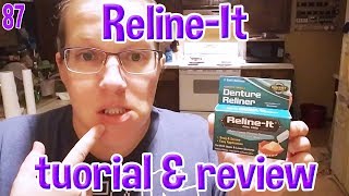 RelineIt Denture Reline Tutorial and Review [upl. by Annav]