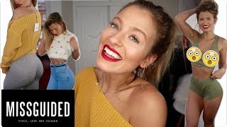 MISSGUIDED UNBOXING HAUL amp TRY ON A SeeThrough Experience 🤔 [upl. by Dilahk]