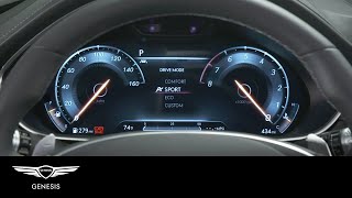 Drive Modes  Genesis G80  HowTo  Genesis USA [upl. by Brigitte]