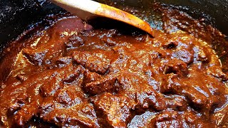 How to cook Chile Con Carne  CHILE COLORADO Recipe [upl. by Iva]