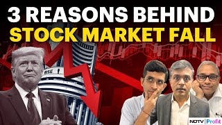 Why Is Stock Market Falling  Nifty Sensex Down  Share Market Down NEWS [upl. by Seigel]