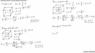 Atomic packing factor [upl. by Grosvenor]