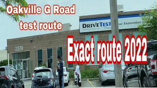 Oakville G Road test route 2022  Oakville Canada 🇨🇦  Oakville test drive centre Canada 🇨🇦 [upl. by Arndt]