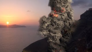 Santorini  The Thera Cataclysm [upl. by Asyral]