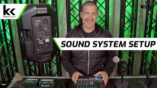 How To Setup A Sound System [upl. by Kelvin582]