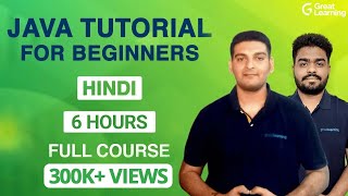 Java Tutorial in Hindi  Master Java in 6 Hours  Java programming for Beginners  Great Learning [upl. by Aglo726]