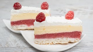 Rafaelo kocke sa malinama  Raffaello Cake With Raspberries  Bebina kuhinja  Domaći video recept [upl. by Mochun]