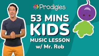 Learn Music Singing amp Rhythm  Mr Rob Compilation for Kids  Solfege Rhythm Colors Notes [upl. by Asil]