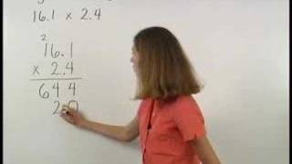 Multiplying Decimals  MathHelpcom  Pre Algebra Help [upl. by Dottie641]