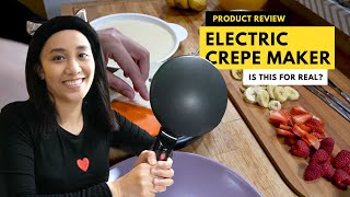 Moss amp Stone Electric Crepe Maker REVIEWED [upl. by Ierdna]