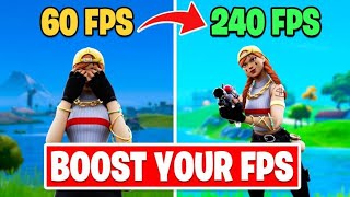 How To Boost FPS in Fortnite Chapter 2 Season 4 PC Console Mobile Full Guide [upl. by Assirahs37]