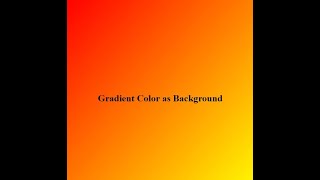 Gradient Background in HTML [upl. by Colville]