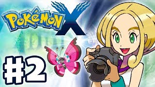 Pokemon X and Y  Gameplay Walkthrough Part 2  Gym Leader Viola Battle Nintendo 3DS [upl. by Ajile]