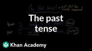 The past tense  The parts of speech  Grammar  Khan Academy [upl. by Zilada]