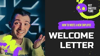 How to write a welcome letter to a new employee [upl. by Assina]