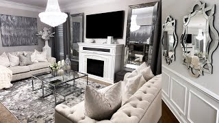 EXTREME LIVING ROOM MAKEOVER  DIY Wall Decor  LGQUEEN Home Decor [upl. by Shani]