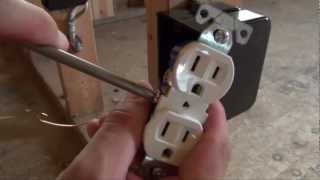 How to Install an Electrical Outlet [upl. by Yendahc]