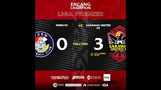 HIGHLIGHTS PDRM FC vs SARAWAK UNITED FC  27082021 [upl. by Leacim]