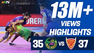 Pro Kabaddi 2019 Highlights  Dabang Delhi vs Patna Pirates  Pardeep Narwal 18 Raids points [upl. by Enneire429]