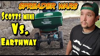 Fertilizer Spreader  Scotts VS Earthway [upl. by Newman]