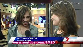 Altiyan Childs  Winner Of X Factor Australia 2010 on 7 News [upl. by Oppen630]