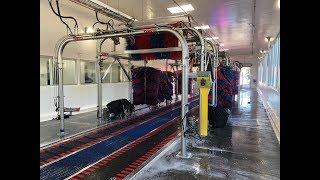 PrimeWash Express Car Wash Upland Site  Wash Tunnel [upl. by Ztnahc]